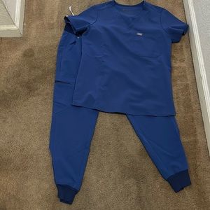 Denim Figs scrub set, OS